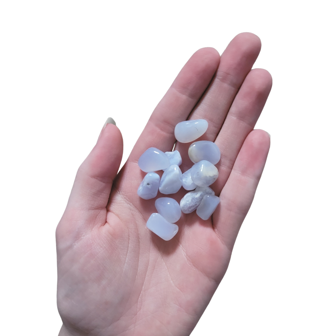 Blue Chalcedony Crystal Chips | Crystal Confetti | Healing, Good Health