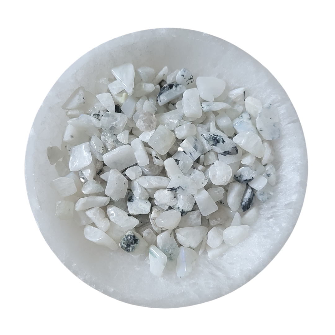 Rainbow Moonstone Chips | Crystal Confetti, Mixture | Harmony, Balance, Hope